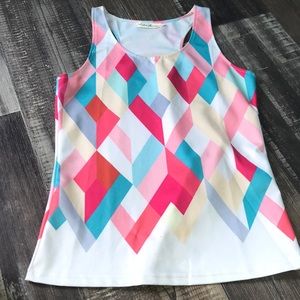 patterned tank top